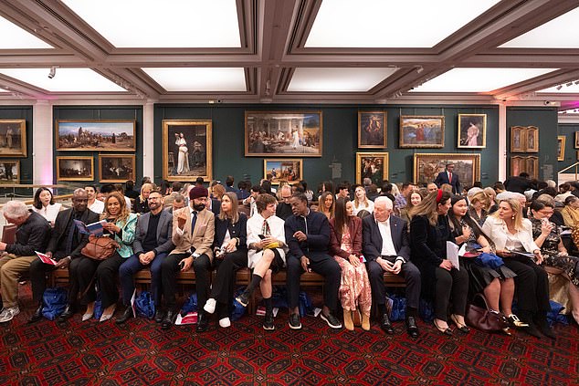 About 150 people attended the 'Fashion Frenzee' at the City of London Corporation¿s Guildhall Art Gallery