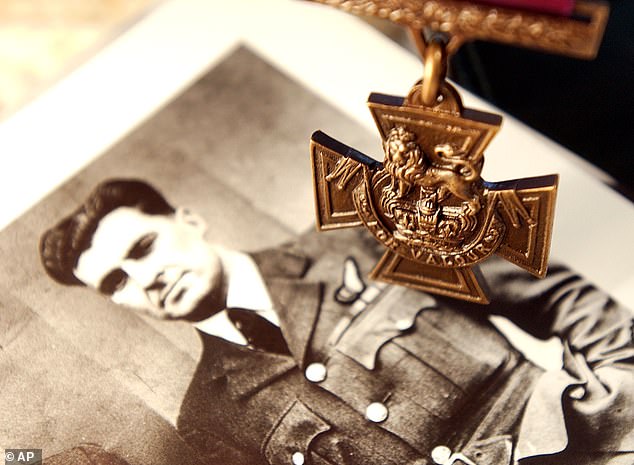 Sergeant Jackson's Victoria Cross. His citation read: ‘By his ready willingness to face these dangers he set an example of self-sacrifice which will ever be remembered’