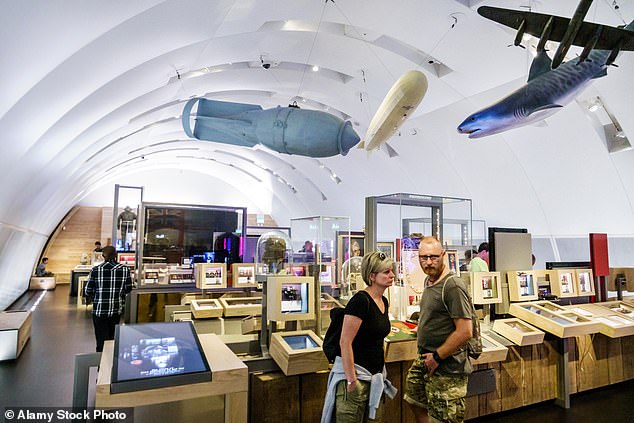 It is more than a little galling that although the IWM no longer wants my medal collection, it will keep the gallery that I paid for to house its other exhibitions (pictured, Lord Ashcroft Gallery)