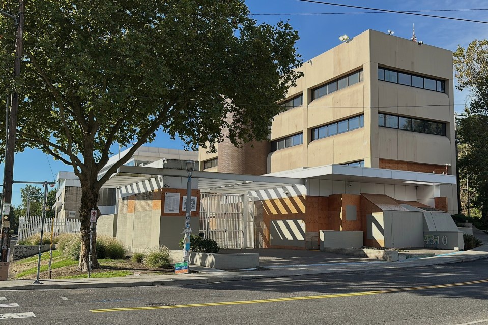 US Immigration and Customs Enforcement facility in Portland, Oregon.