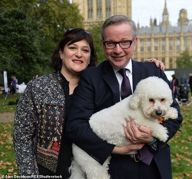 There was no earthly justification for it. I had two lovely children, a great job, a sympathetic, successful husband (pictured together) and a glamorous, well-connected social life