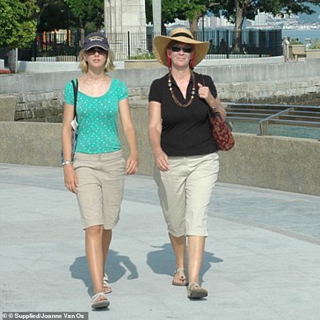 Rod, who was married to Chris' aunt Joanne van Os, was once a beloved national figure. Pictured: Joanne with her daughter Ali