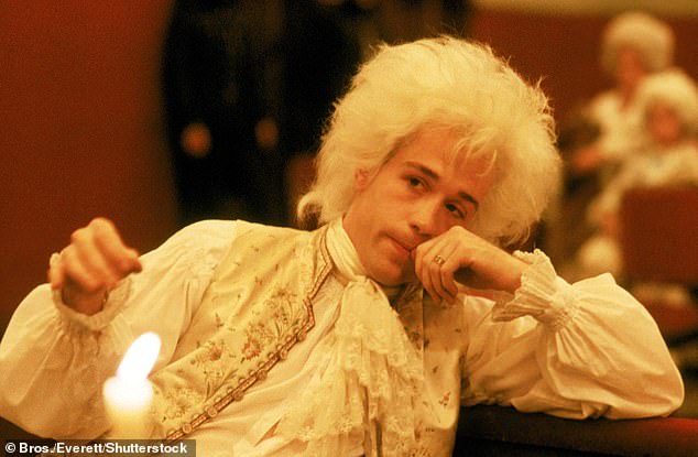 It's Tom Hulce! The actor is best known for playing composer Wolfgang Amadeus Mozart in 1984 biopic, Amadeus