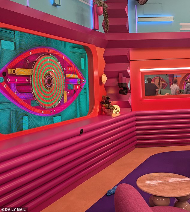 I'm aware that there are at least 90 cameras watching your every move, this is Big Brother after all, but for some reason the addition of the eyes makes you feel all the more watched