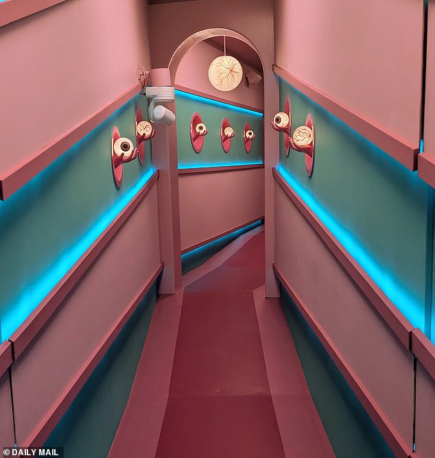 When you walk in, it is hard to miss a sea of eyeballs that are dotted across every shelf and table, with even the the entrance corridor covered from every angle