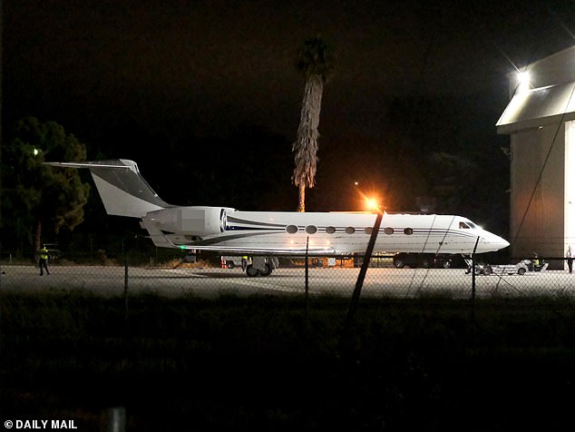 Her jet was ready and waiting for Swift to embark on her journey back to Missouri