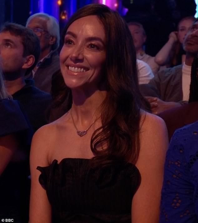 On Strictly the cameras caught a glimpse of Bridget looking stunning in a strapless black dress next to his sister Elaine - sending fans wild as they didn't know he had a partner