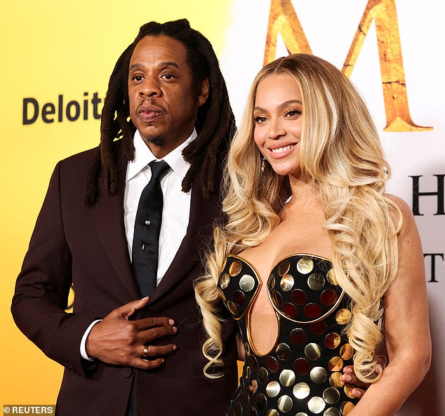The owners of the land bought it for £3.25million in 2021 - although that is small change to Beyoncé and Jay-Z (pictured last year) who are said to be worth almost $3billion