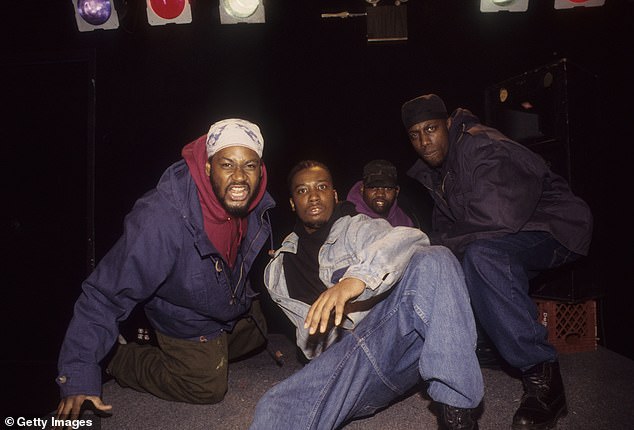 Infinite's familial bond with the rapper serves as inspiration for much of his new material (pictured: Ghostface Killah, Ol' Dirty Bastard, Raekwon, and Inspectah Deck in 1993)