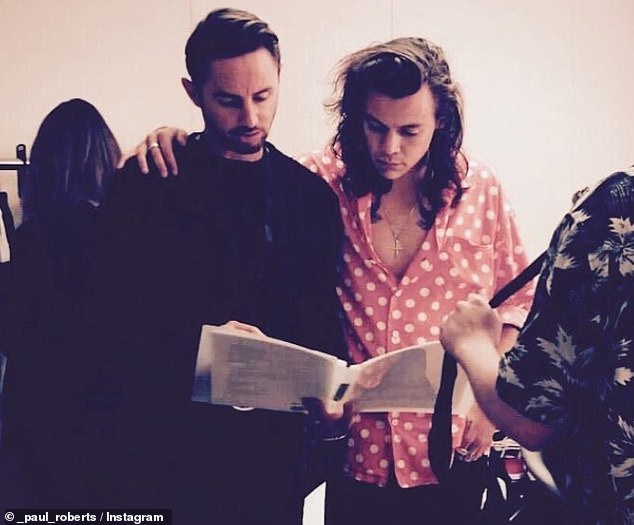 He was awarded the MTV VMA gong for Best Choreography in 2021. Paul was also the creative brains behind One Direction's videos such as Best Song Ever and Kiss You (pictured with Harry)