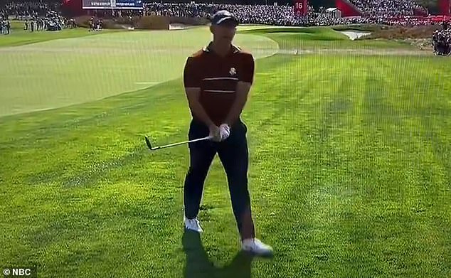 McIlroy lost his cool at one point on Saturday and told Ryder Cup fans to 'shut the f*** up'