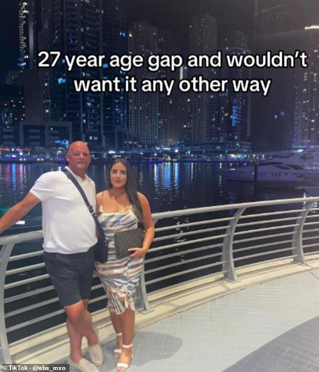 Ms McMahon, who has 29,000 followers on TikTok, is on a journey to break down any stigma about age gap relationships and regularly posts videos about it