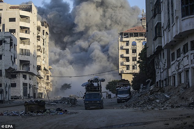 Mr McDonald told the event the UK has a 'hidden guilt, a hidden refusal of responsibility' but social media meant a new generation was interested in Gaza