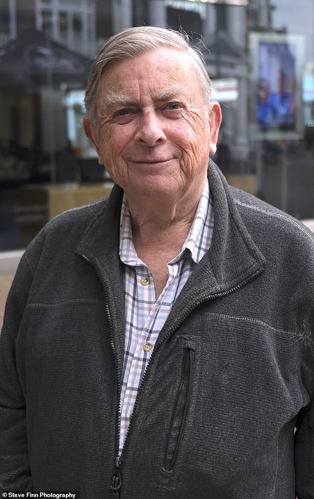 Robin Rae (pictured), 81, was exasperated by a lifetime of difficulty parking in the town - which the retiree said had been a major issue for 'many years'
