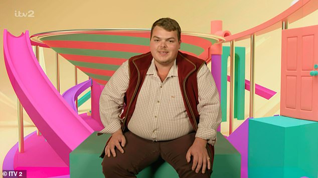 Boasting a flashy fridge in his tractor he said he hoped his appearance would help fly the flag for British farmers