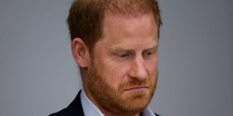 Prince Harry's conspiracy that 'men in grey suits' are 'leaking info' leaves Buckingham Palace 'perplexed and saddened'