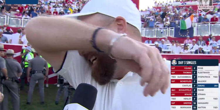 Shane Lowry bursts into tears after 'hardest couple of hours of my life' as Europe WIN Ryder Cup