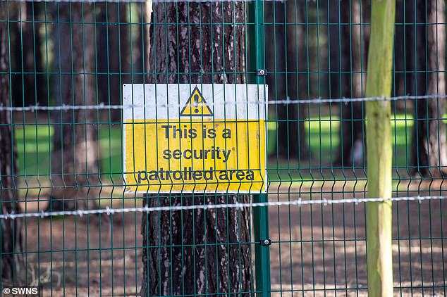 One local said looked the fencing around the estate made it look like a ¿concentration camp¿