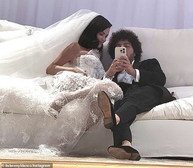And on Sunday, Blanco shared more pictures which appeared to have been taken after the lovebirds said 'I do'