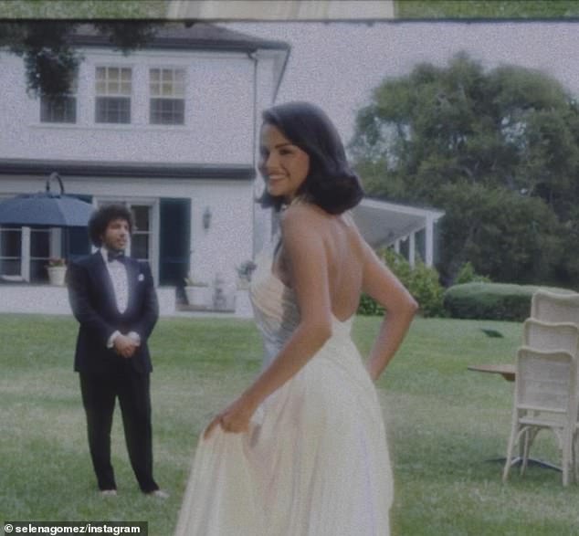 Gomez gave a glimpse at the evening by sharing a series of romantic snaps to her Instagram page on Saturday