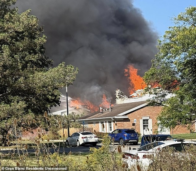 Police said the 40-year-old man opened fire on more than a hundred people who had gathered for a service at the Church of Latter Day Saints in Grand Blanc on Sunday