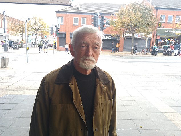 Joe Rimmer's father used to work on the docks and said he was raised to believe in the Labour Party. 'Labour just don't seem to have the answers anymore,' the 71-year-old said