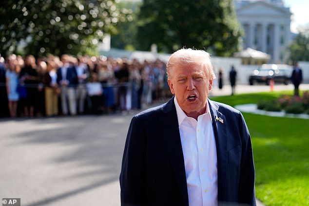The president claimed on his Truth Social page Saturday night that 274 plainclothes agents were at the scene of the riots