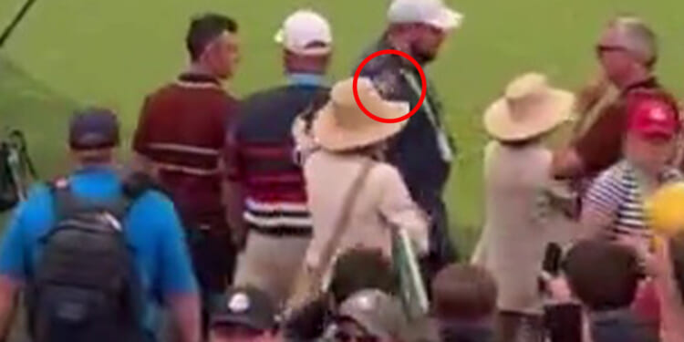 Shock new footage emerges of Rory McIlroy's wife Erica being hit by drink then giving death stare to Ryder Cup crowd