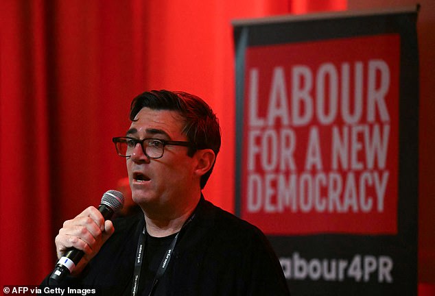 Mr Burnham warned that local elections across the UK next May were going to be a 'huge challenge' for the party as he called for a 'debate on our direction'