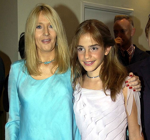 Ms Rowling said she had long felt 'protective' over the former child star