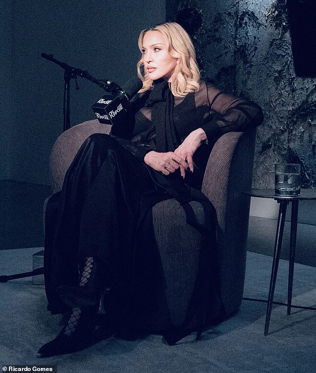 During the interview, Madonna also opened up about discovering the Kabbalah religion at the height of her fame, adding she 'wouldn't be here' if she hadn't begun her spiritual journey