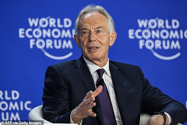 Former UK Prime Minister Sir Tony Blair (pictured) would be part of a 'new international transitional body' to run Gaza on a temporary basis