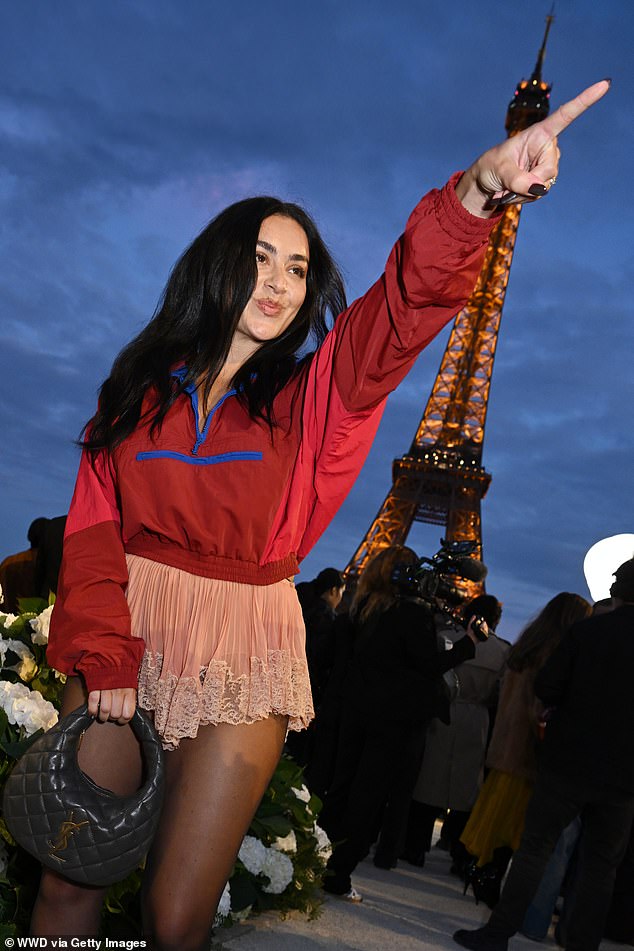 Following her wedding in Sicily earlier this month, Charli was in high spirits at the show