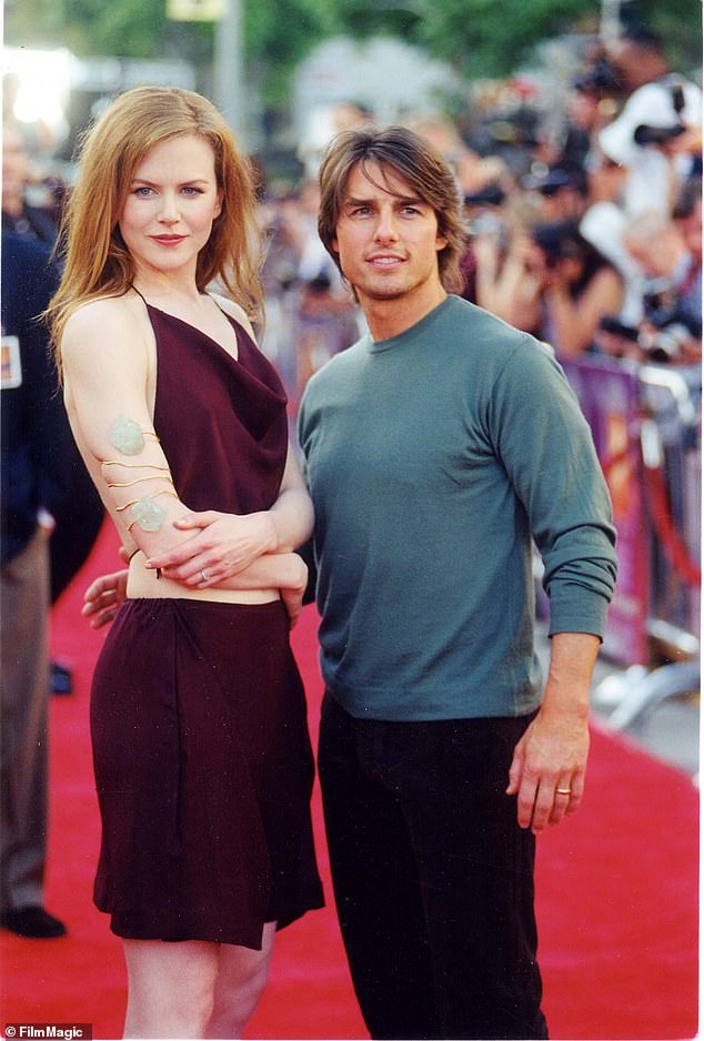 Kidman was previously married to Tom Cruise, 63, from 1990-2001 and the exes adopted two children during their union - pictured 2001