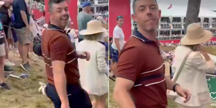 'Throw him out!' - Watch moment angry Rory McIlroy demands vile Team USA fan be kicked out of Ryder Cup for sick slur
