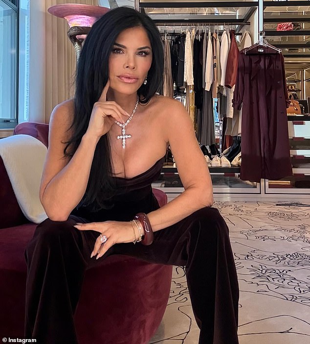 The former journalist has become known for her daring outfits and plunging necklines