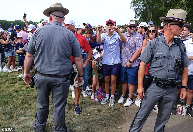 It contrasts hugely to the Ryder Cup, which was marred by awful scenes of abuse from fans