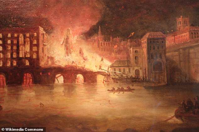 The Tooley Street Fire of 1861 started by spontaneous combustion at Cotton¿s Wharf