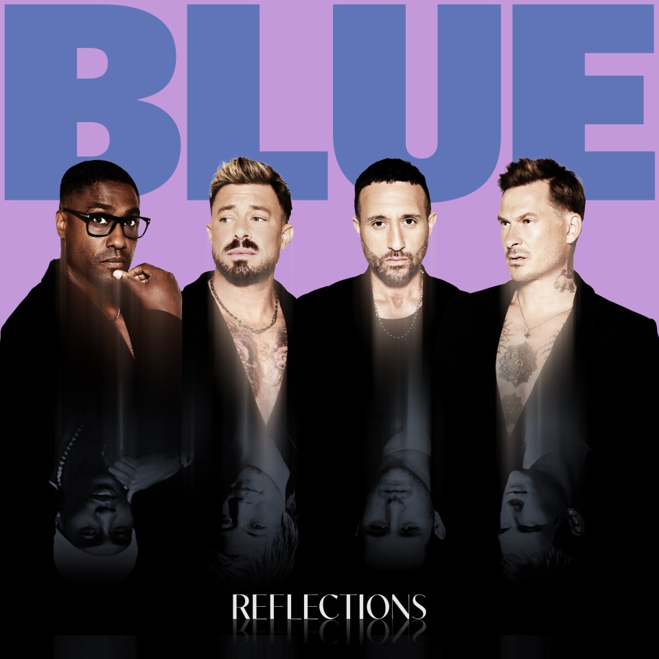 Blue Reflections album cover featuring the band Blue.