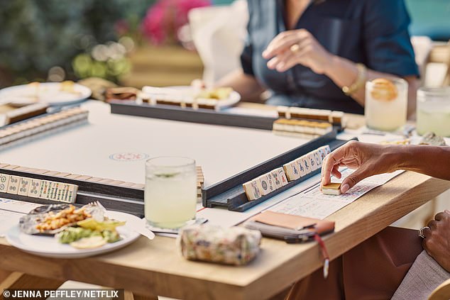 In episode six of series one of her show, Meghan sat down with her friends to play American Mahjong