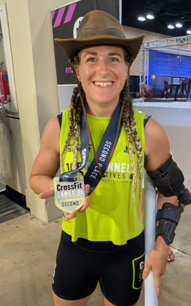 Ms O'Connell went on to become a leading CrossFit competitor after she was discharged from the army