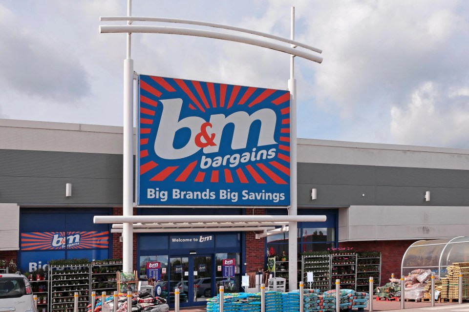 B&M Store Front in Doncaster, South Yorkshire, UK