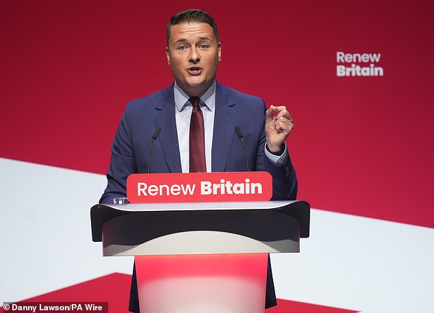 'We want her back,' Mr Streeting said in a speech from the main stage on Tuesday, which came less than a month after Ms Rayner quit amid a furious tax row.
