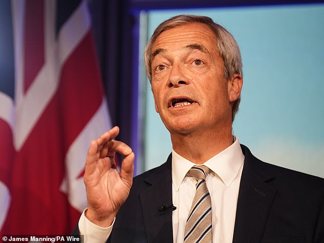 Sources suggested it was a reference to claims Mr Farage had sung HY songs while a schoolboy in the 1970s, something he has previously denied.