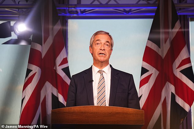 He tagged Mr Farage an 'enemy of national renewal' and suggested he would say anything for popularity - dismissing the idea that the country is 'broken'