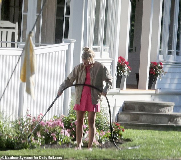 Astronomer HR executive Kristin Cabot broke cover for the first time since the scandal on July 23, when she was  seen tending to her garden and front yard