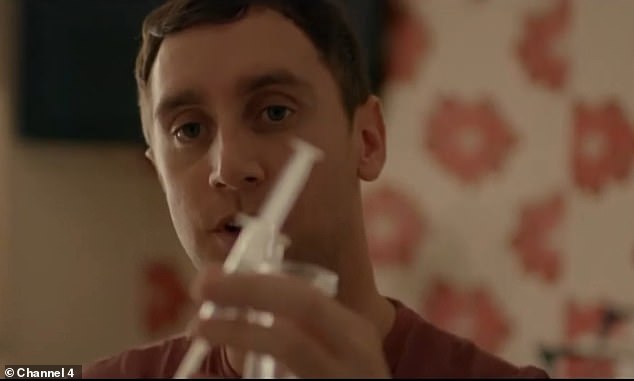 Kennedy is seen on a TV show discussing his hobby as a sperm donor