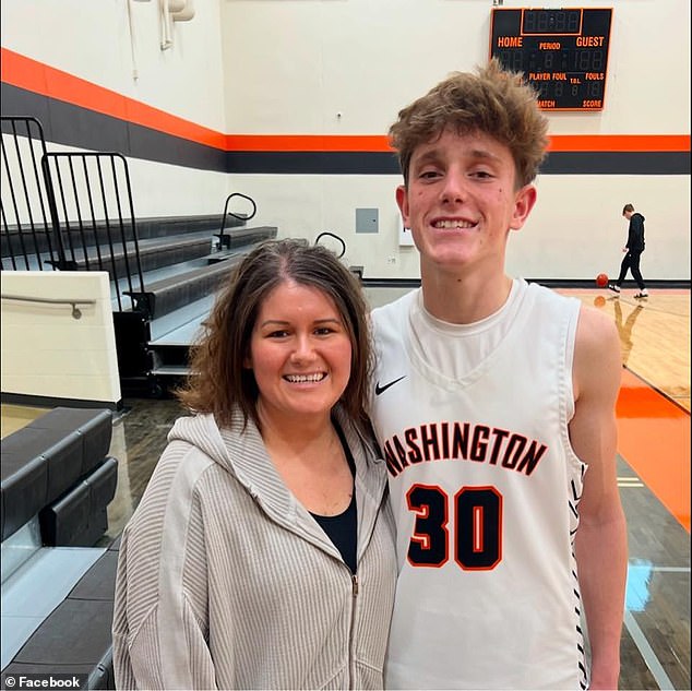 According to the Washington High School website he was on his school's 2025 homecoming court. This week is homecoming for the school
