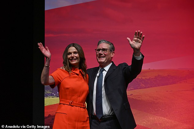 Keir Starmer and his wife Victoria attend the 2025 Labour Party Annual Conference