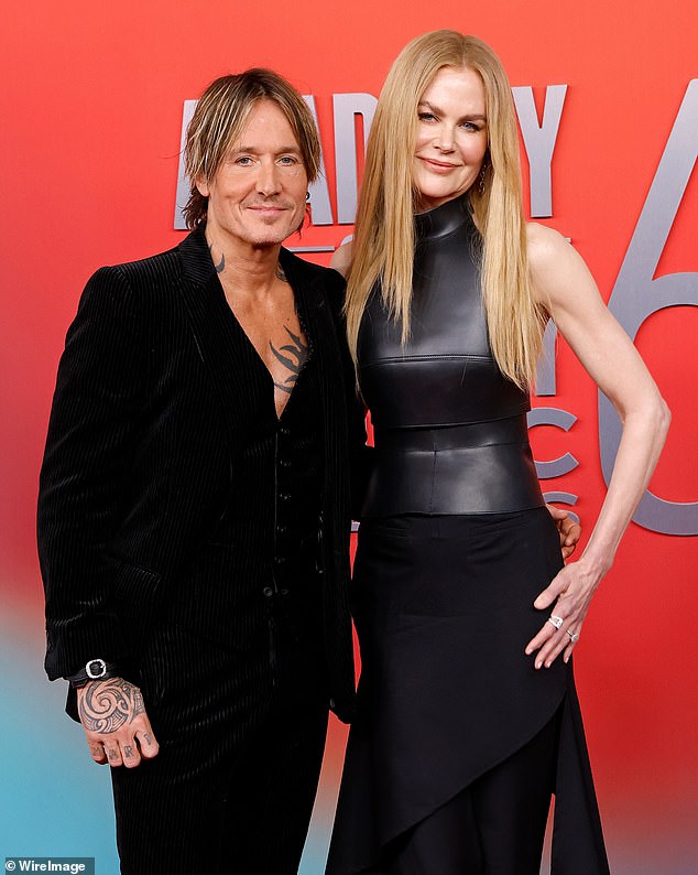 Meanwhile, regarding their split it has been said the former power couple had been kept apart of late amid their hectic filming and touring schedules - with an insider previously telling the Daily Mail Kidman was left 'blindsided' by the split (the former couple pictured May 2025)